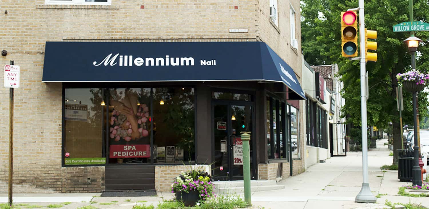 Manicure at Millennium Nail & Spa on Germantown Ave.